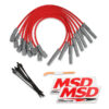 MSD IGNITION 8.5mm Plug Wire Set Ford Raptor 10-15 6.2L Red 31639
