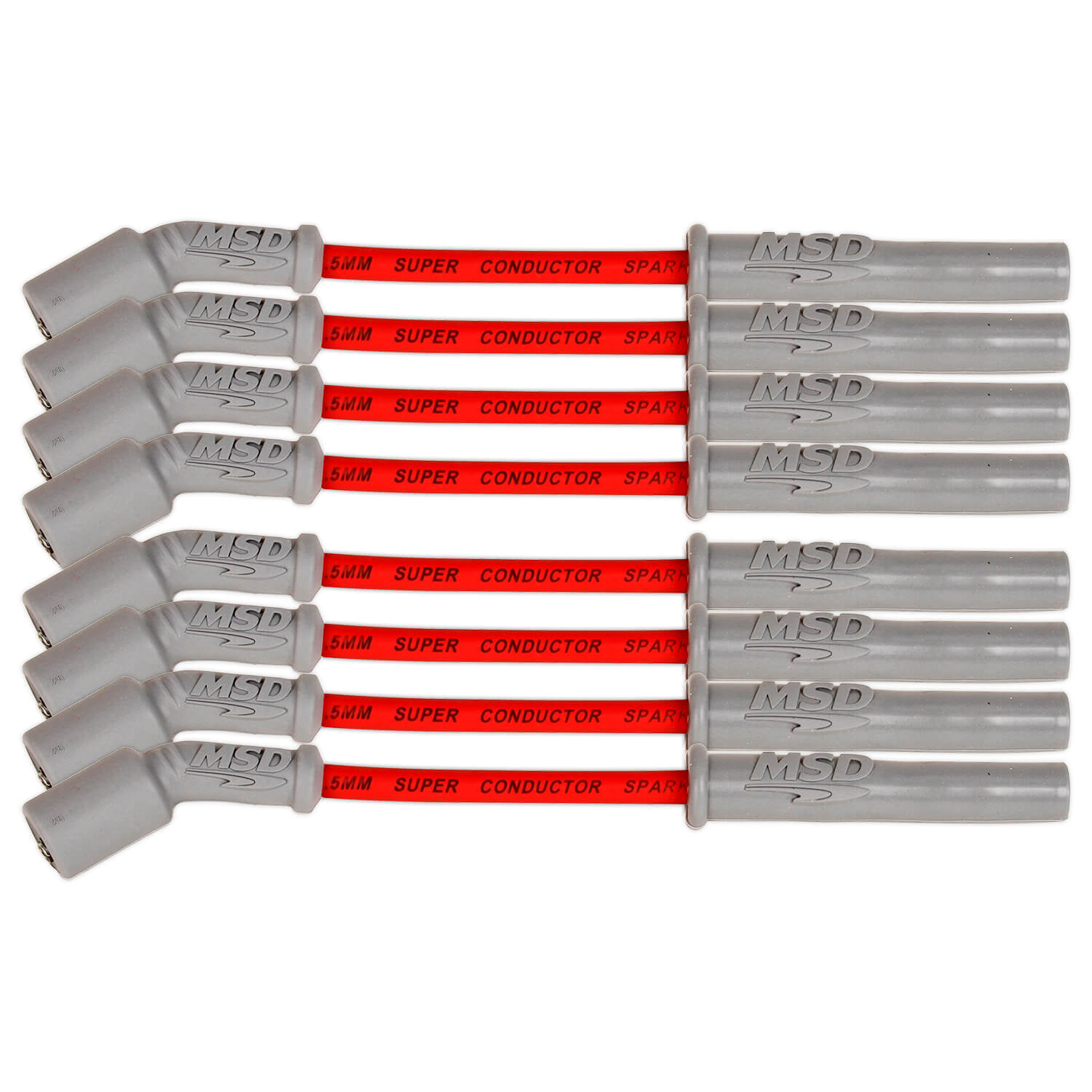 MSD IGNITION Plug Wire Set - Red GM LT1 2014-Up 33829