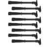 MSD IGNITION Hemi Tube Replacement 8-Pack Black 34753