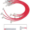 MSD IGNITION 8.5MM Spark Plug Wire Set - Red 35399