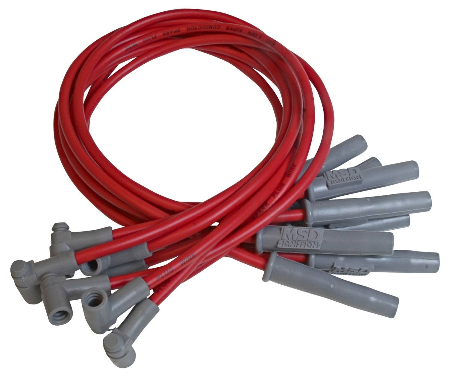 MSD IGNITION 8.5MM Spark Plug Wire Set - Red 35859