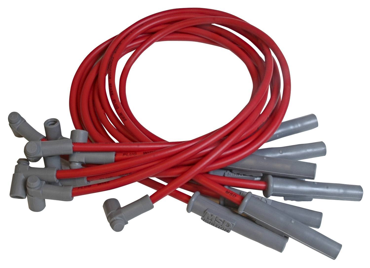 MSD IGNITION 8.5mm Spark Plug Wire Set - Red GM Truck 8.1L 39849