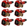 MSD IGNITION Coils 6pk Ford Eco-Boost 3.5L V6 11-16  Red 82576