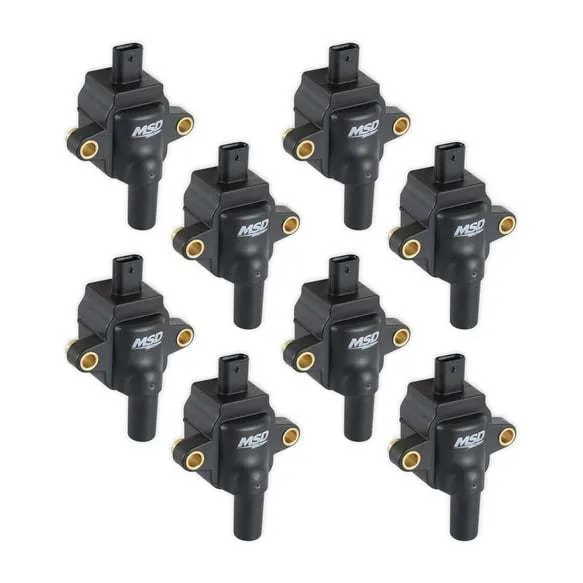 MSD IGNITION Coil Ford Godzilla 7.3L 8-Pack Black 828383