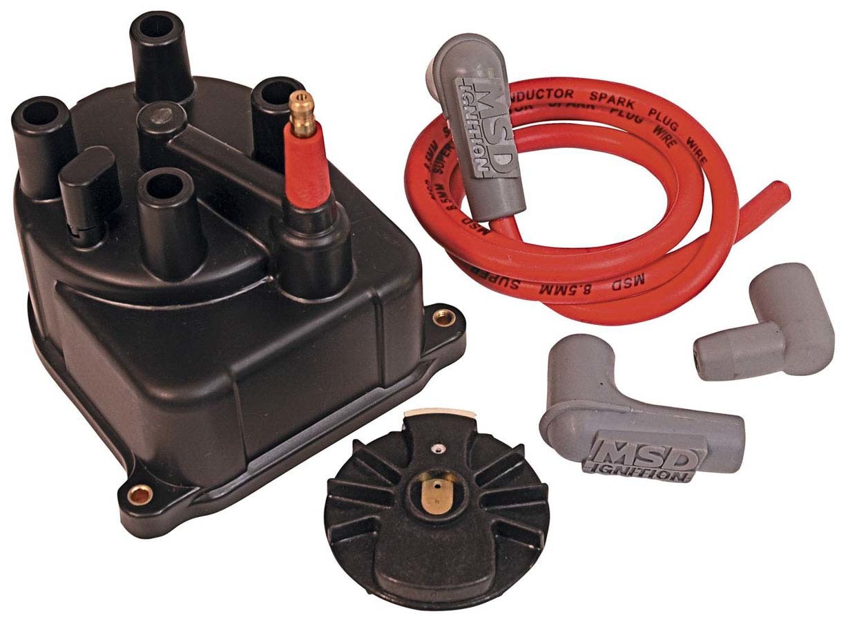MSD IGNITION Cap & Rotor Kit - 92-01 Honda Civic/CRX 1.5/1.6L 82923