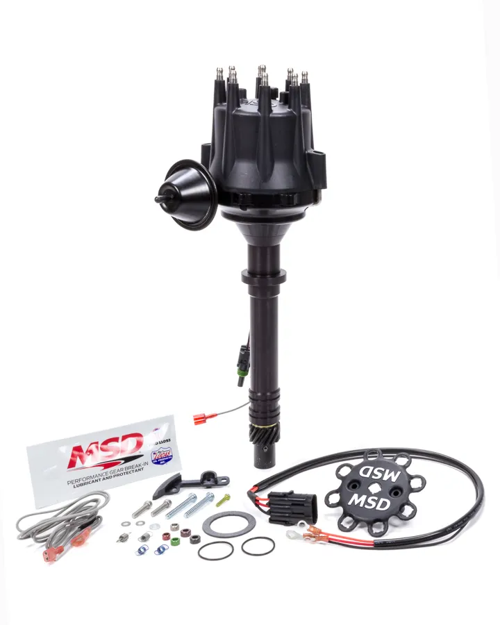 MSD IGNITION Chevy V8 Billet RTR Distributor - Black 83603