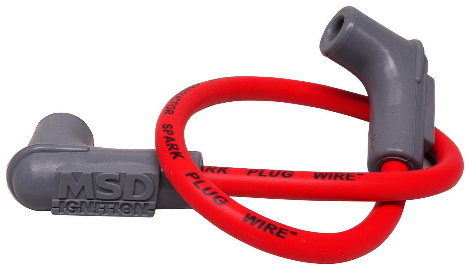 MSD IGNITION HEI 8.5 Coil Wire - Red 18in Long 84059