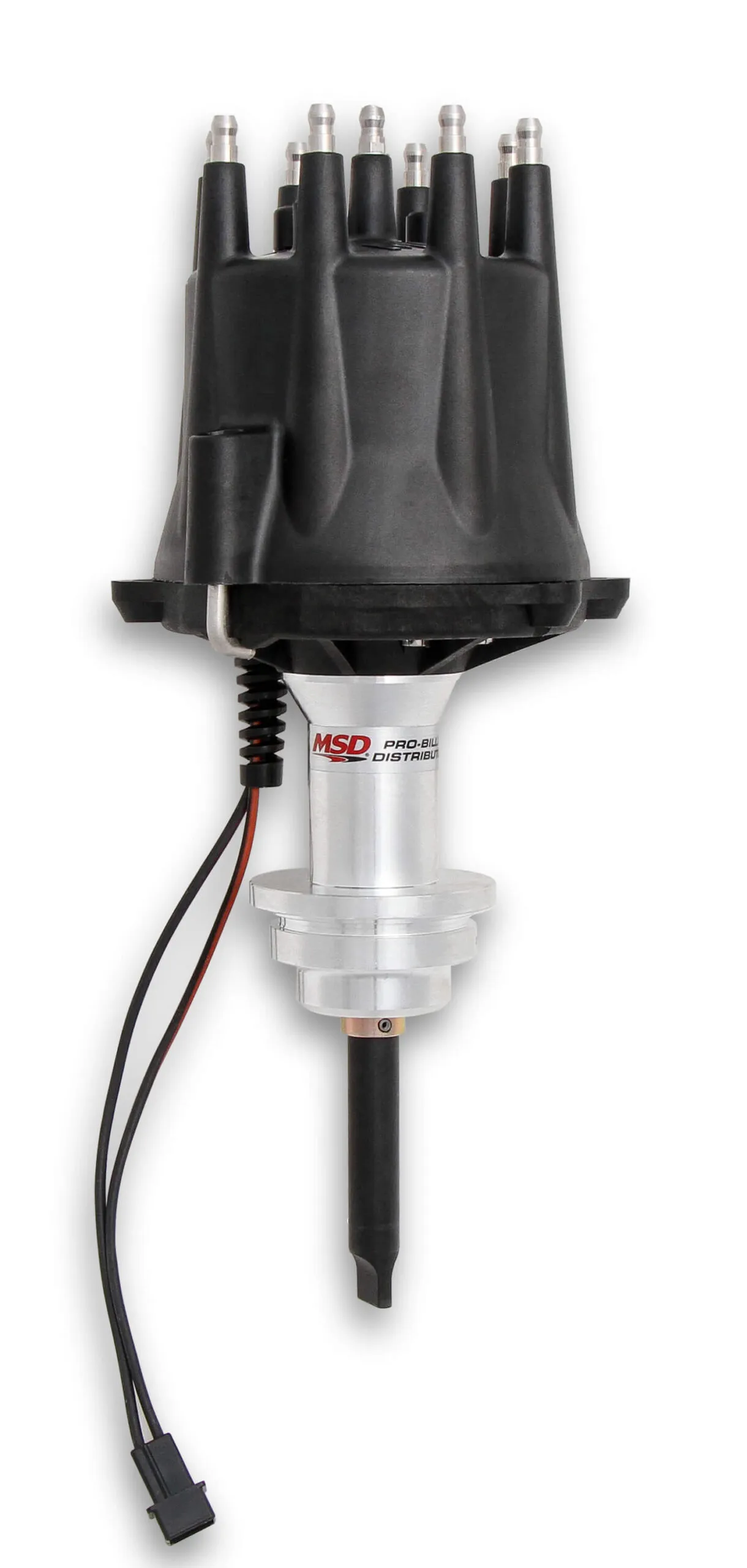 MSD IGNITION SBM 318-360 Distributor Pro-Billet w/Black Cap 85345