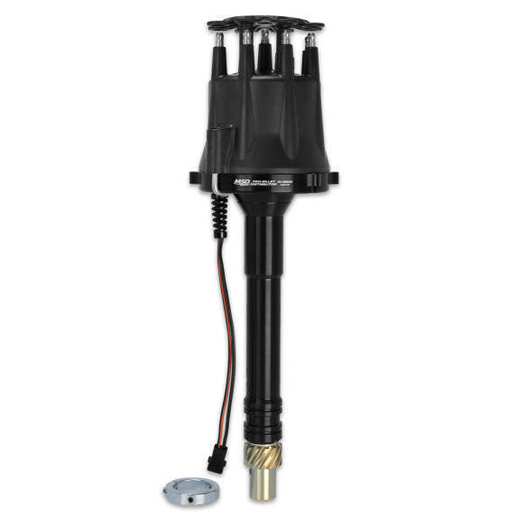 MSD IGNITION Chevy V8 Pro Billet Distributor Black Finish 85505