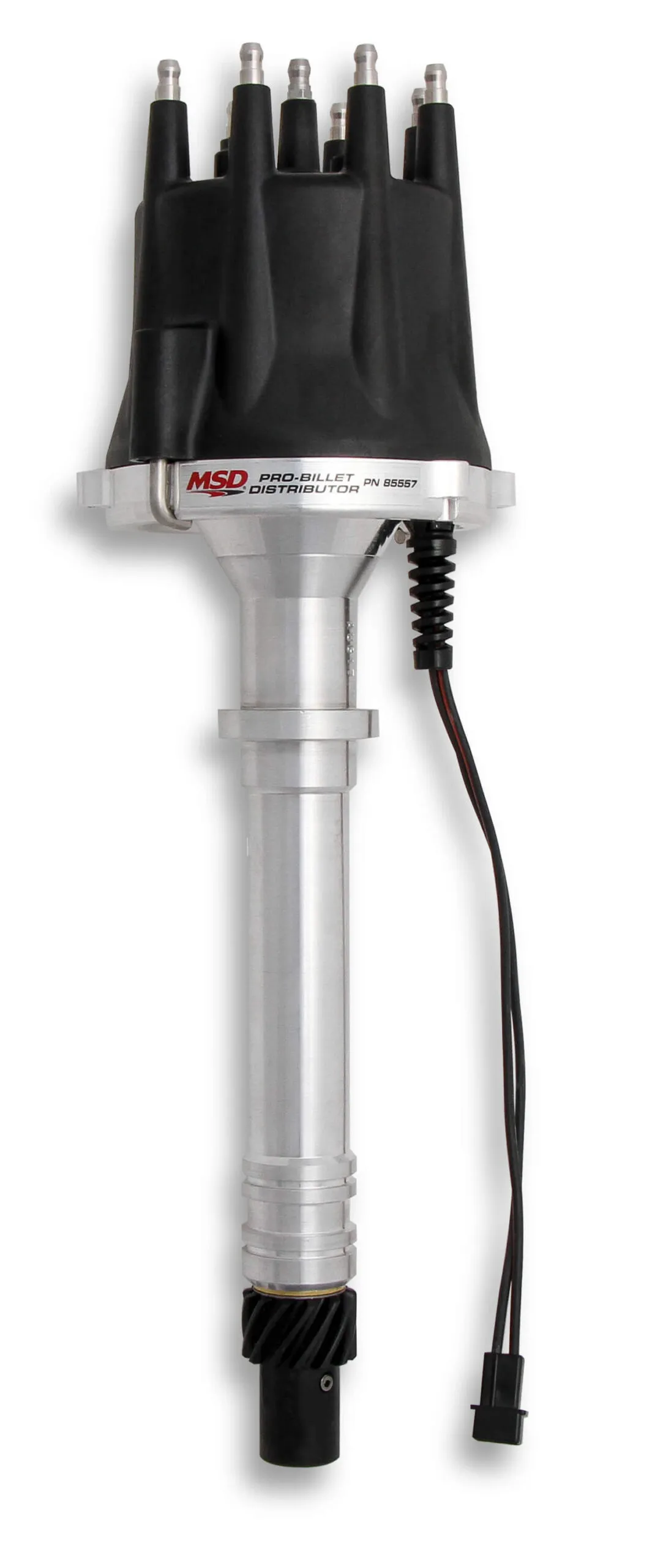 MSD IGNITION Chevy V8 Distributor Pro-Billet w/Black Cap 85557