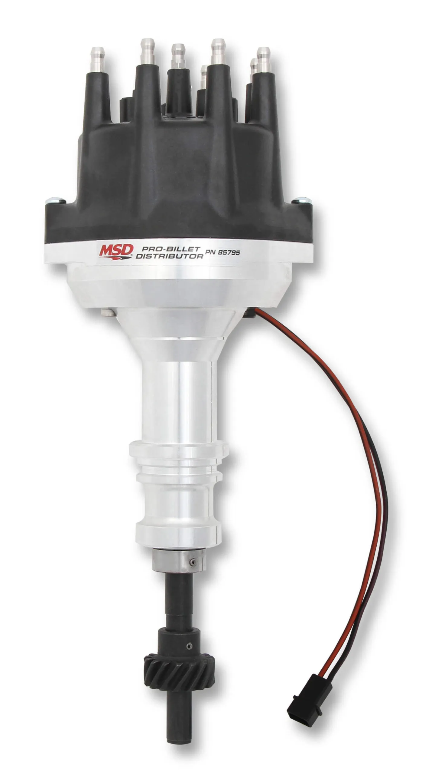 MSD IGNITION SBF 302 Distributor Pro-Billet w/Black Cap 85795