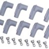 MSD IGNITION Spark Plug Boot & Term. Kit - 90 Deg. (9pcs.) 8850