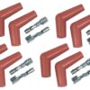 MSD IGNITION 115 Deg Spark Plug Boots 8-Pack 8853
