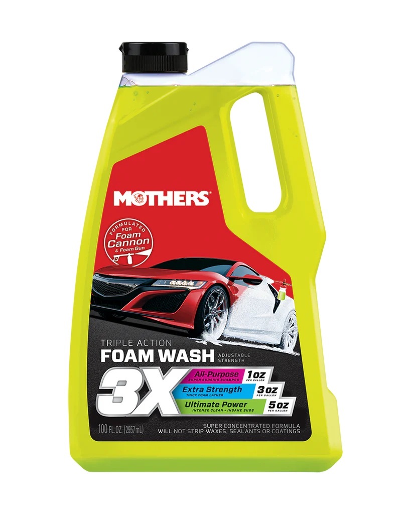 MOTHERS Triple Action Foam Wash 100 Ounces 5610