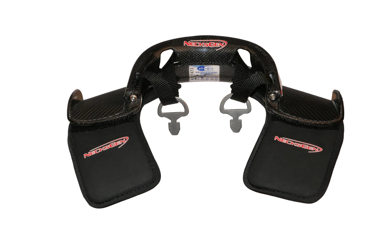 NECKSGEN Head and Neck Restraint REV2 Carbon Medium 3in NG903