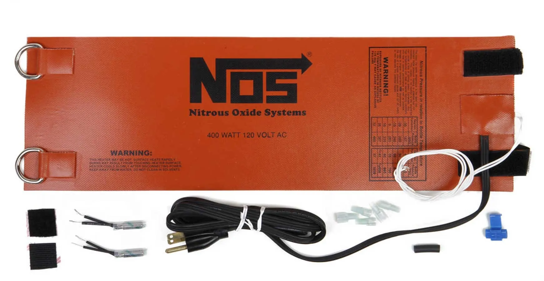 NITROUS OXIDE SYSTEMS 10lb. 110ac Bottle Heate 14164-110NOS