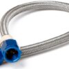 NITROUS OXIDE SYSTEMS SST/Teflon Hose Assembly -4AN x 12in Blue 15210NOS
