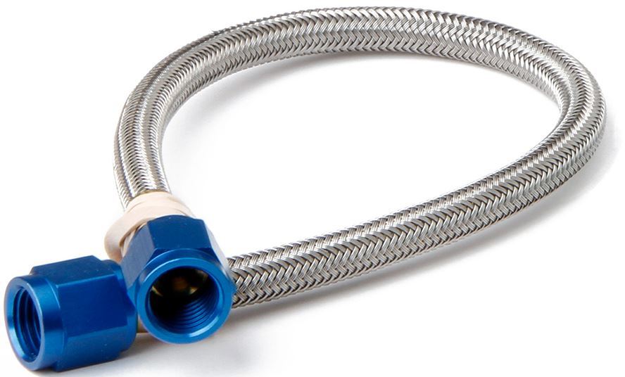 NOS Nitrous Hose 6 AN Hose w/Blue Fittings 18 NOS Nitrous Hose 6 AN Hose w/Blue Fittings 18