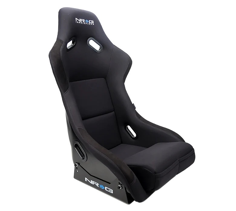 NRG INNOVATION Seat FRP Large Black Cloth FRP-300
