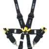 NRG INNOVATION Harness 6pt Camlock Black Hans FIA SBH-HRS6PCBK