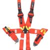 NRG INNOVATION Harness 6pt Camlock Red Hans FIA SBH-HRS6PCRD