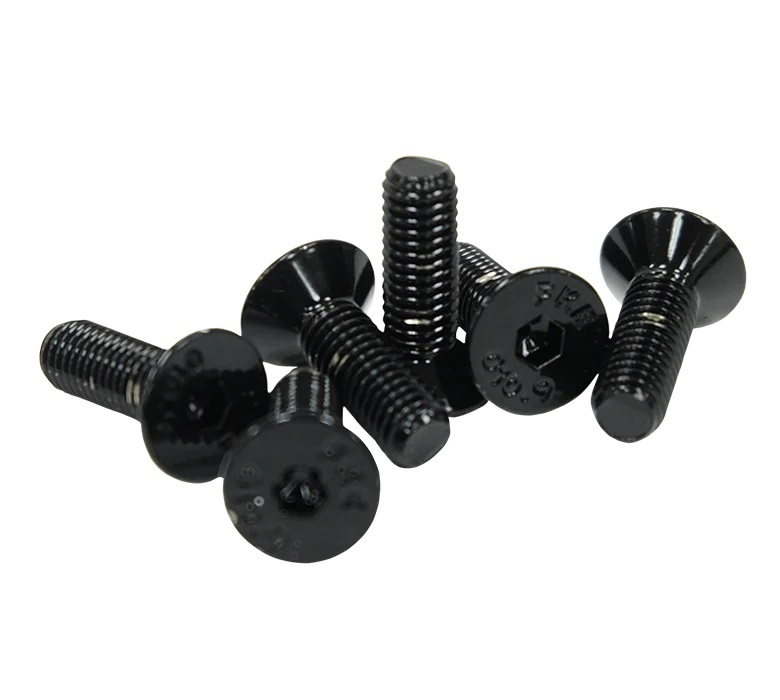 NRG INNOVATION Screw Kit Steering Wheel Black Conical SWS-100BK-1