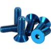 NRG INNOVATION Screw Kit Steering Wheel Blue Conical SWS-100BL