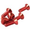 NRG INNOVATION Screw Kit Steering Wheel Red Conical SWS-100RD