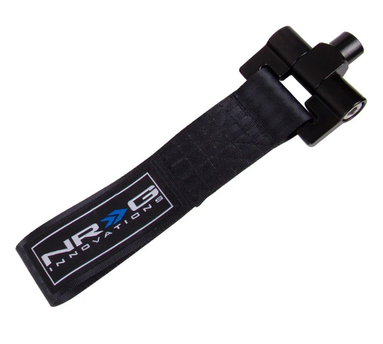 NRG INNOVATION Tow Strap Track Black Honda Fit / S2000 TOW-131BK
