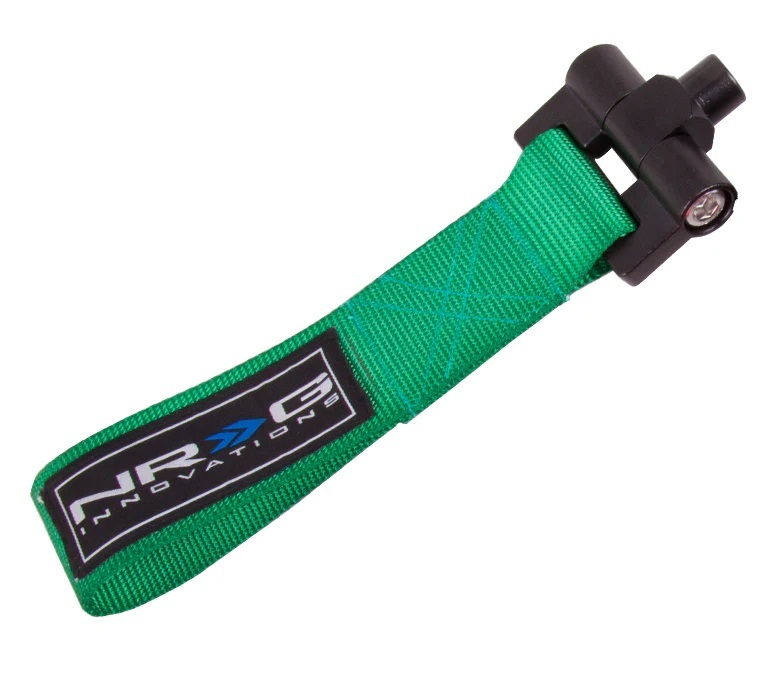 NRG INNOVATION Tow Strap Track Green Audi A4 2008-2016 TOW-A4GN