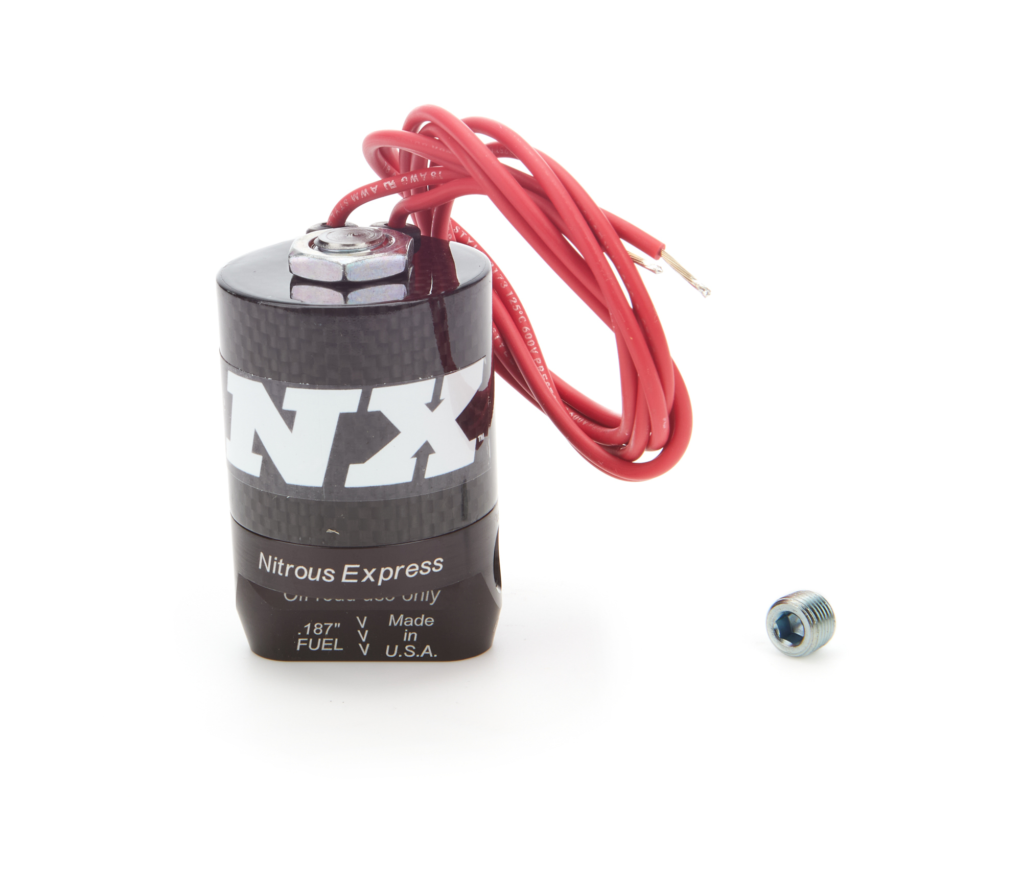 NITROUS EXPRESS Lightning Stage 6 Gas Solenoid- .187in Orific 15201L
