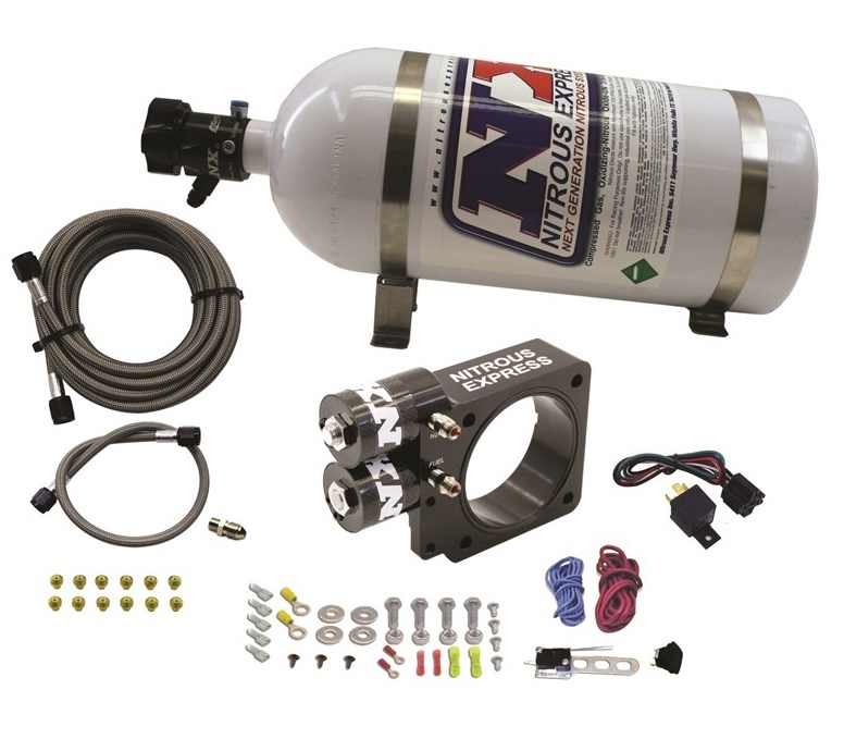 NITROUS EXPRESS EFI Nitrous Plate System SBF 5.0L 86-93 Mustang 20955-10