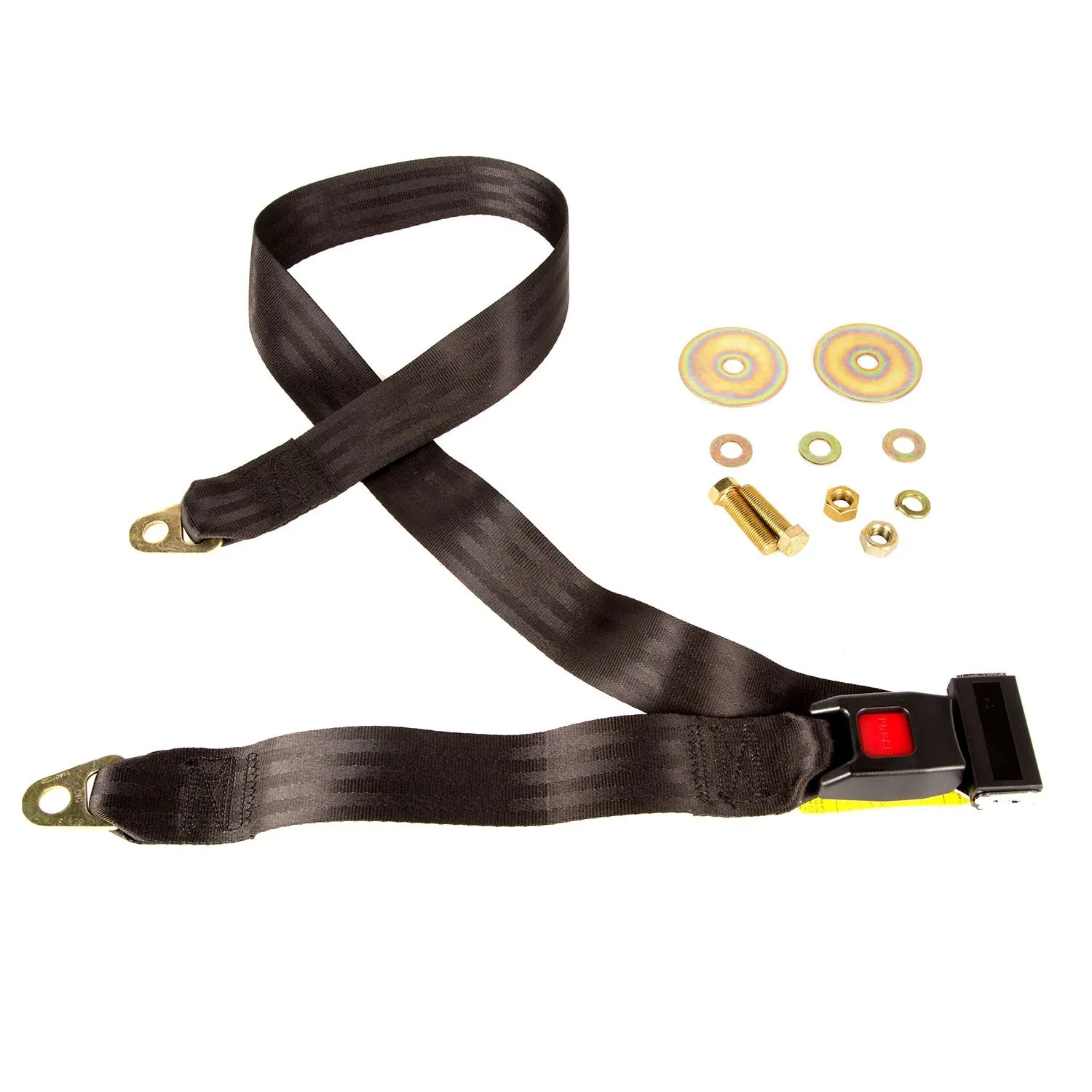 OMIX-ADA 60 Inch Front/Rear Lap S eat Belt; 41-95 Jeep CJ/ 13202.04