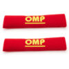 OMP RACING, INC. Harness Pads Red Used w/ 2in Belts DB0-0450-A01-061