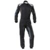 OMP RACING, INC. TECNICA HYBRID OVERALL F IA 8856-2018 BLACK / SIL IA0-1864-A01-171-54