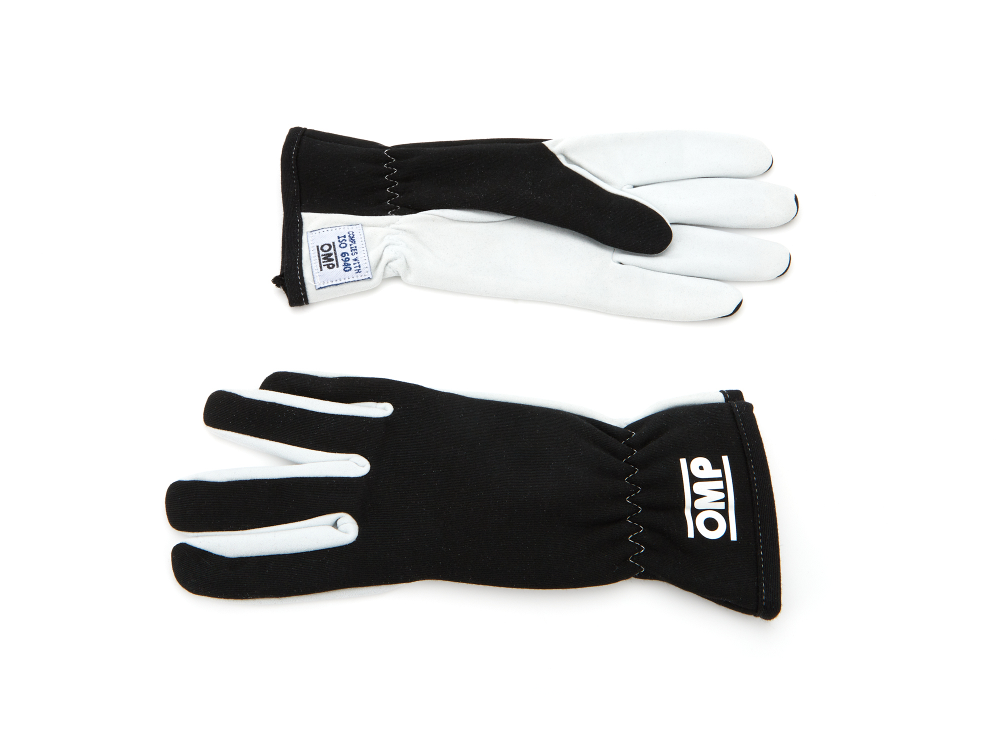 OMP RACING, INC. Rally Gloves Black Size Small IB0-0702-A01-071-S