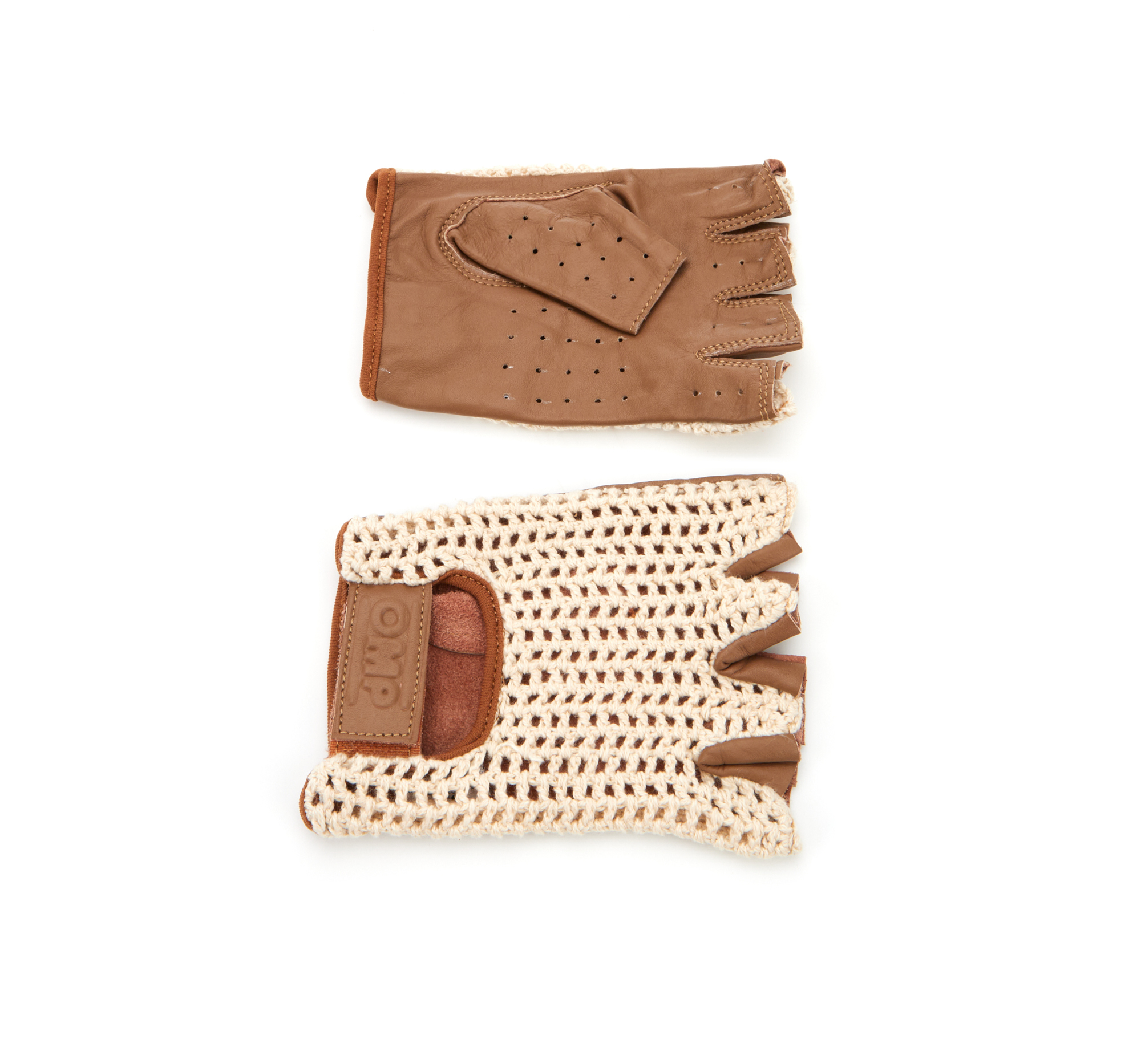 OMP RACING, INC. Tazio Gloves Brown IB0-0747-A01-010-M