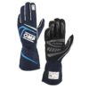 OMP RACING, INC. FIRST GLOVES FIA 8856-20 18 MY2025 NAVY BLUE / CY IB0-0776-B01-244-S