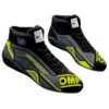 OMP RACING, INC. OMP SPORT SHOES FIA 8856 -2018 BLACK / FLUO YELLO IC0-0829-A01-178-40