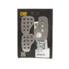 OMP RACING, INC. 3 Pedal Set Knurled Aluminium OA0-1050