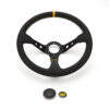 OMP RACING, INC. Corsica Steering Wheel Black Leather OD0-1956-071