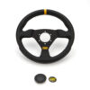 OMP RACING, INC. Trecento 300mm Steering Wheel Black Leather OD0-1976-071