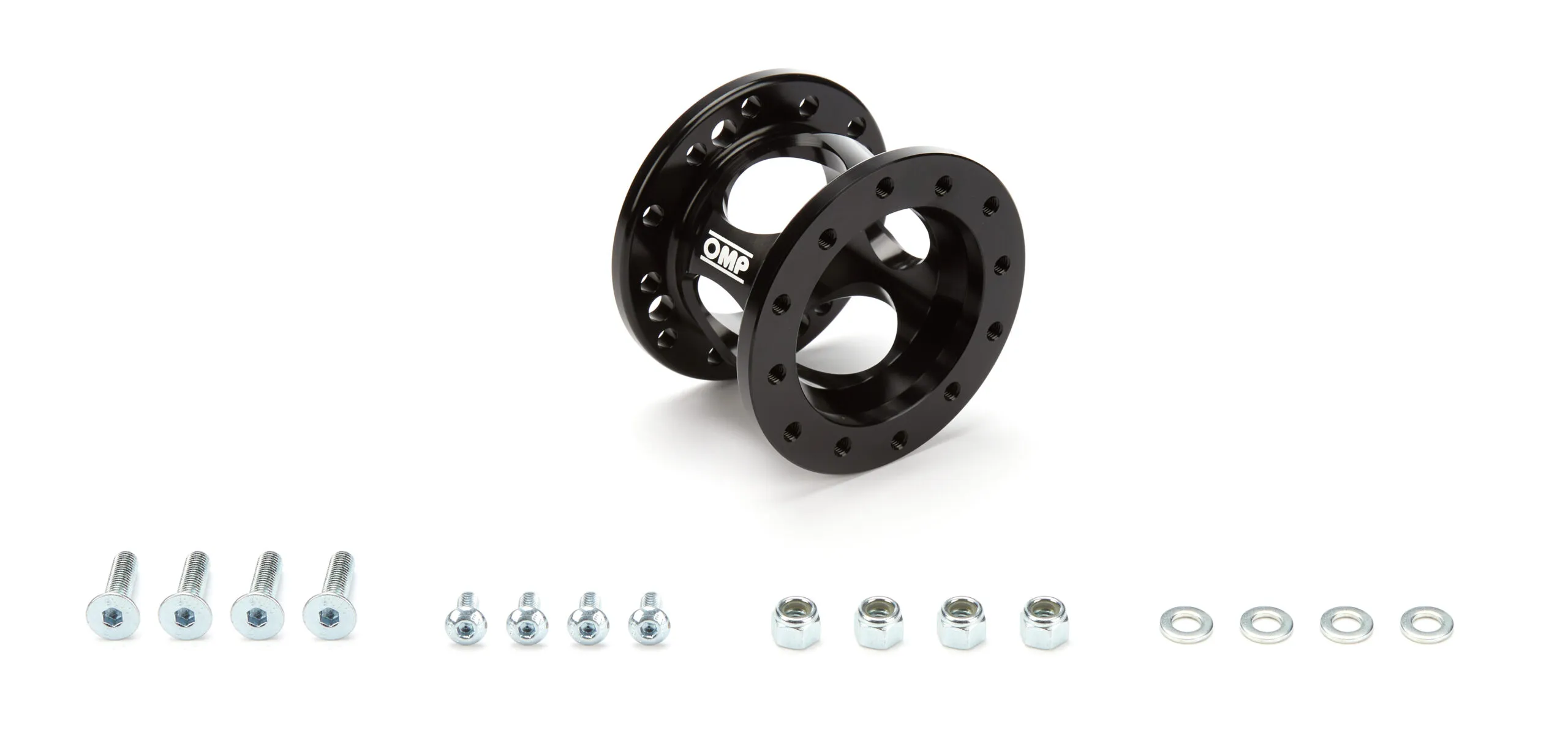 OMP RACING, INC. Steering Wheel Spacer Fixed Black OS0-0023-071
