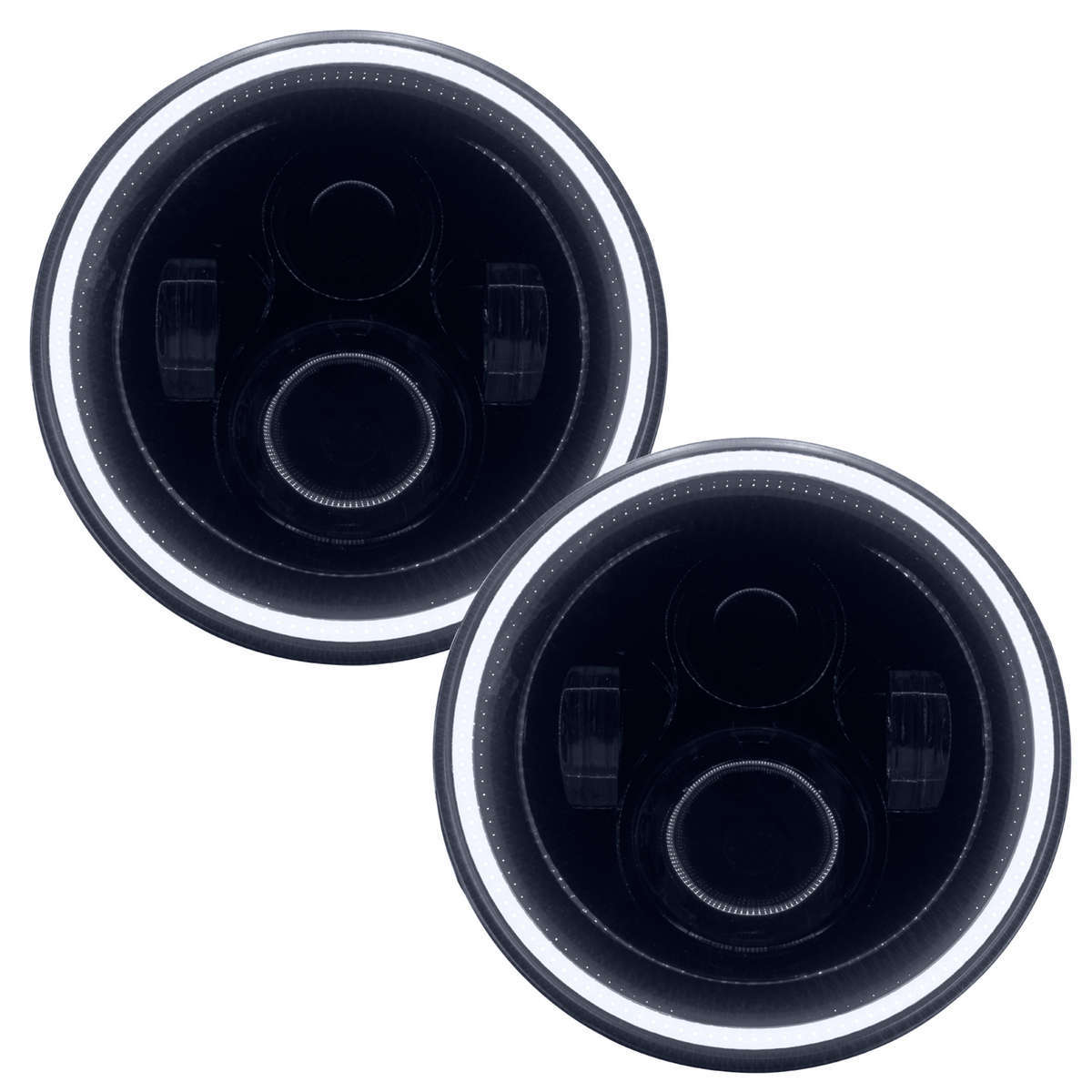 ORACLE LIGHTING 7in LED High Powered Headlights Black Bezel 5769-001