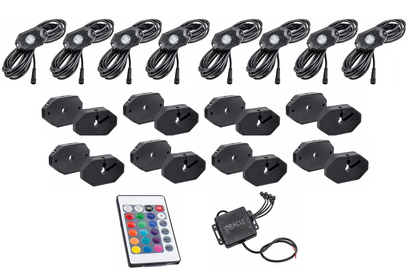 ORACLE LIGHTING LED Bluetooth + RF Color shift Underbody Rock Kit 5819-333