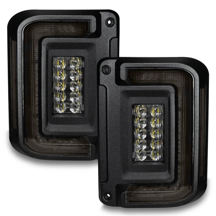 ORACLE LIGHTING 07-17 Wrangler JK LED Tail Lights Low Profile 5891-504-T