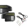 ORACLE LIGHTING 21-26 Bronco Side Mirrors W/ Ditch Lights 5894-001