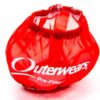 OUTERWEARS 3in Breather W/Shield Red 10-1018-03