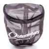 OUTERWEARS Pre-Filter Black 3.5in Dia x 4in L w/Top Black 10-1052-01