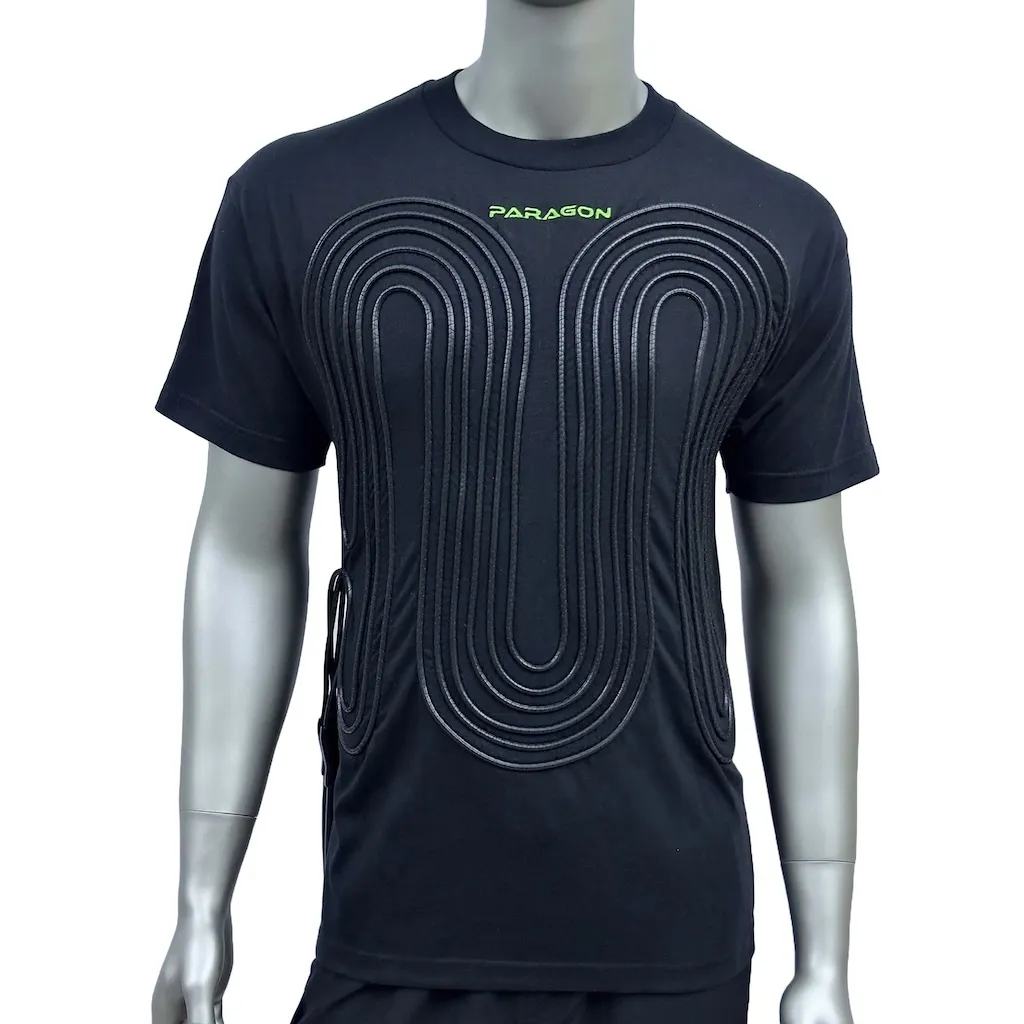 PARAGON PRO INC Shirt PRO Cooling Medium Black Right Exit 42-10210